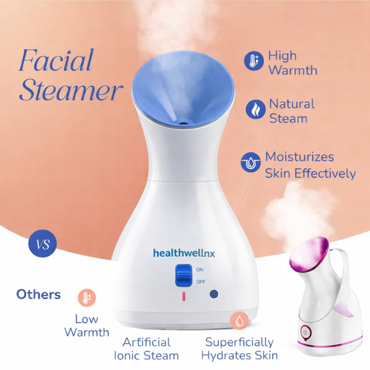 Glow & Breathe Easy — Healthwellnx Bloom 2-in-1 Face & Cold Steamer