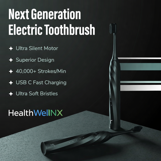 Brighter Smiles, Deeper Clean — Healthwellnx Spark Infinity Electric Toothbrush