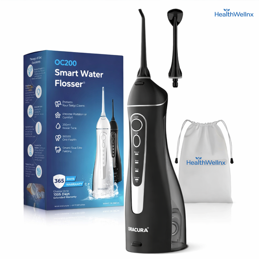 Deep Clean for a Healthier Smile — Healthwellnx Pro+ Cordless Water Flosser