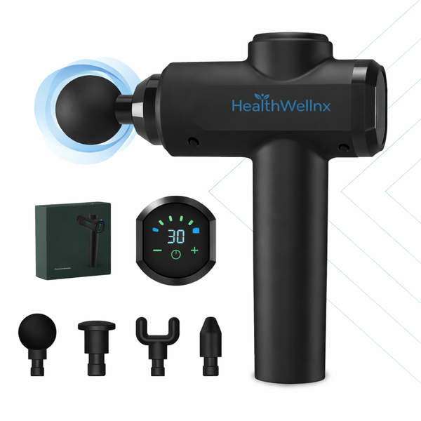 Power-Packed Percussion Relief — Healthwellnx Charge X Massage Gun