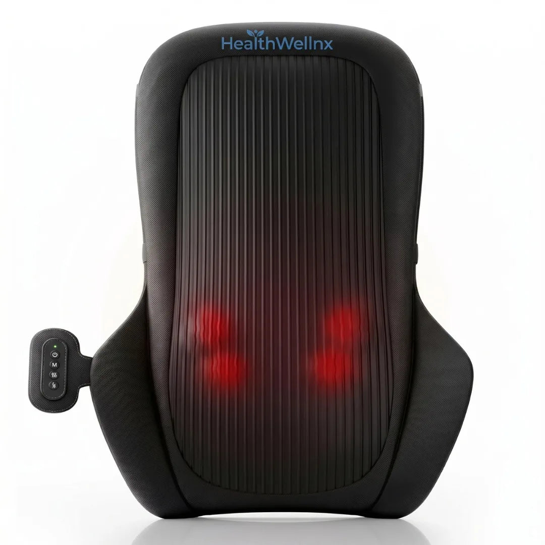 Healthwellnx Shiatsu Revive Back Massager Cushion With Heat