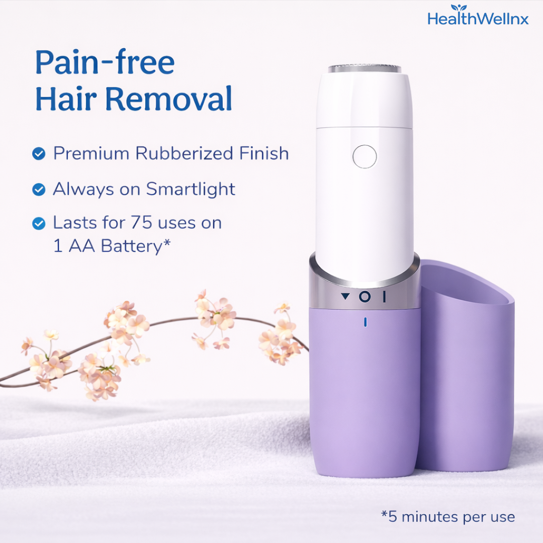 Silky Smooth Confidence — Healthwellnx Bloom Facial Hair Remover