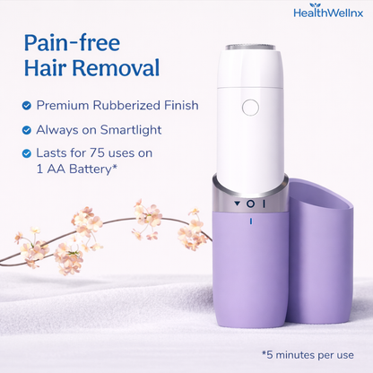 Silky Smooth Confidence — Healthwellnx Bloom Facial Hair Remover