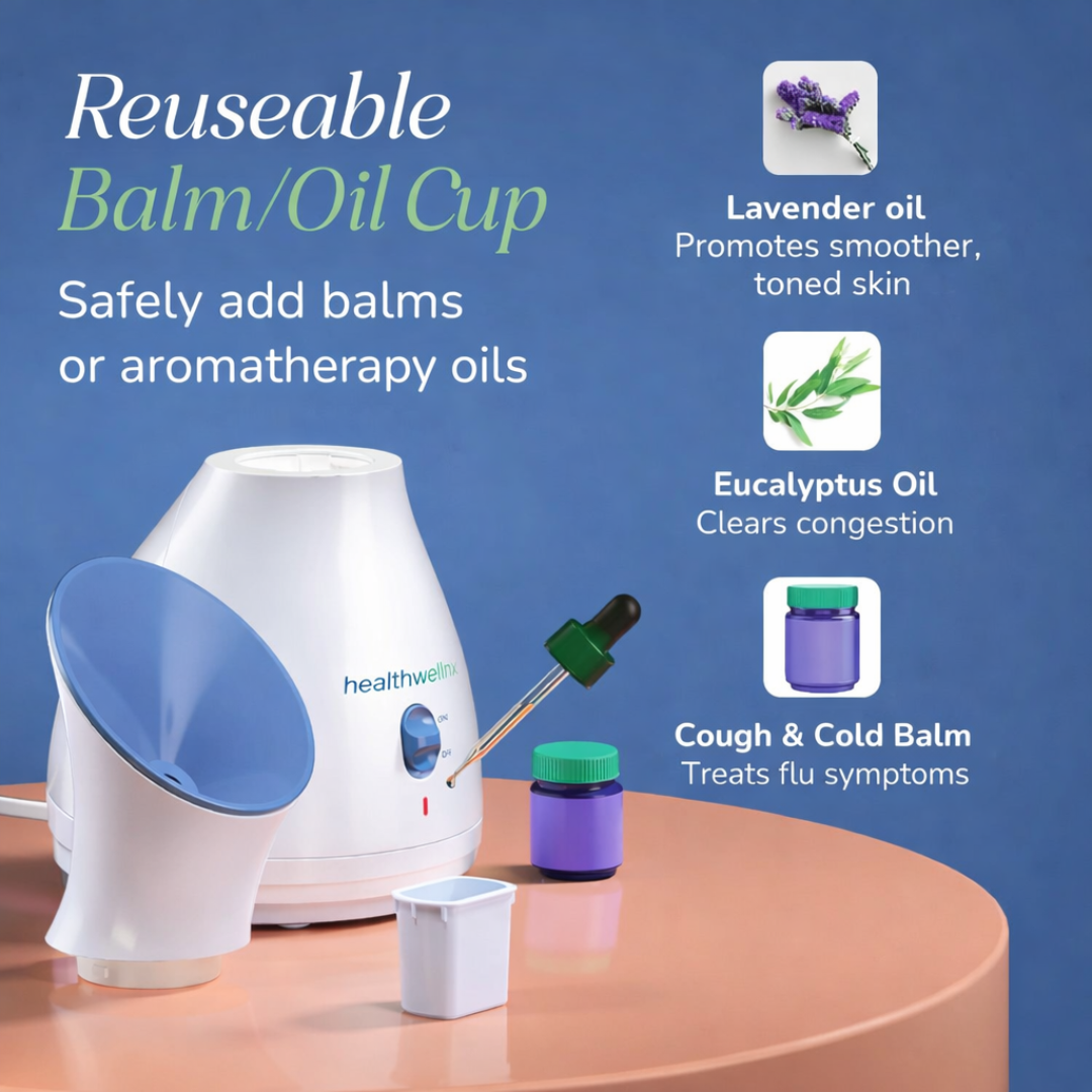 Glow & Breathe Easy — Healthwellnx Bloom 2-in-1 Face & Cold Steamer