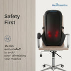Healthwellnx Shiatsu Revive Back Massager Cushion With Heat
