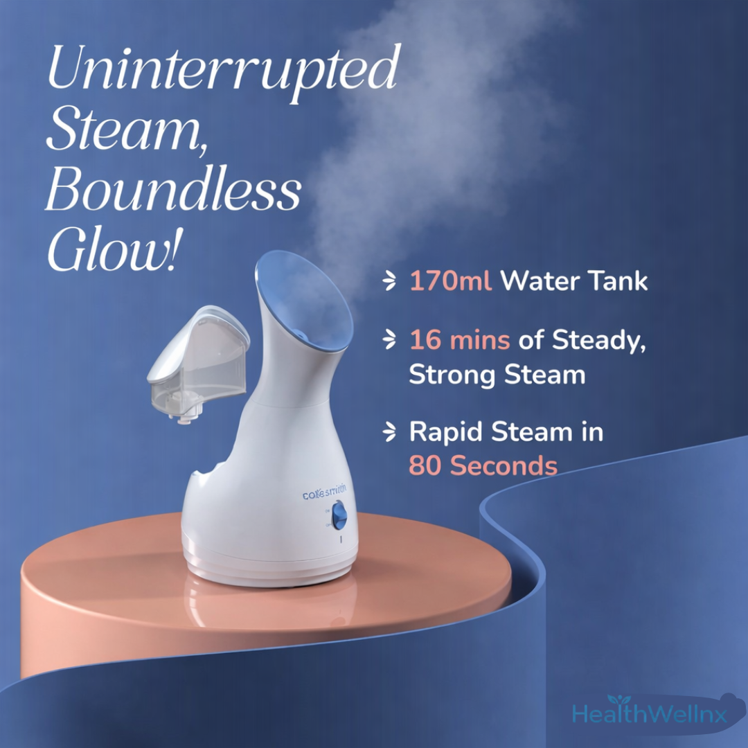 Glow & Breathe Easy — Healthwellnx Bloom 2-in-1 Face & Cold Steamer