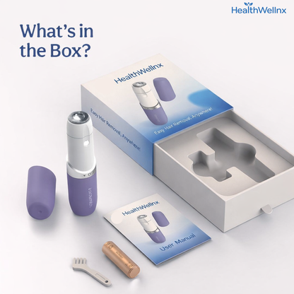 Silky Smooth Confidence — Healthwellnx Bloom Facial Hair Remover
