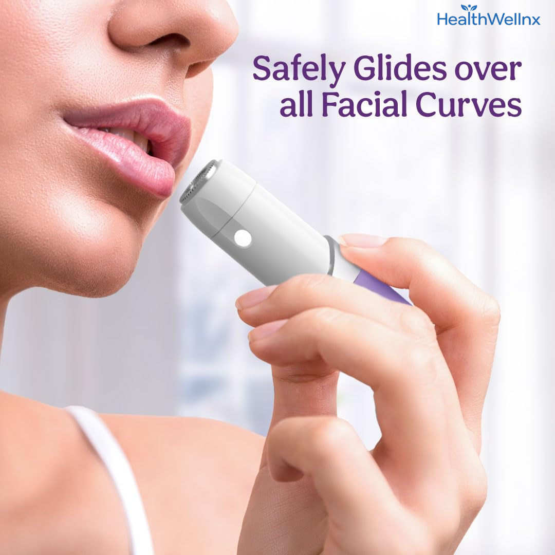 Silky Smooth Confidence — Healthwellnx Bloom Facial Hair Remover
