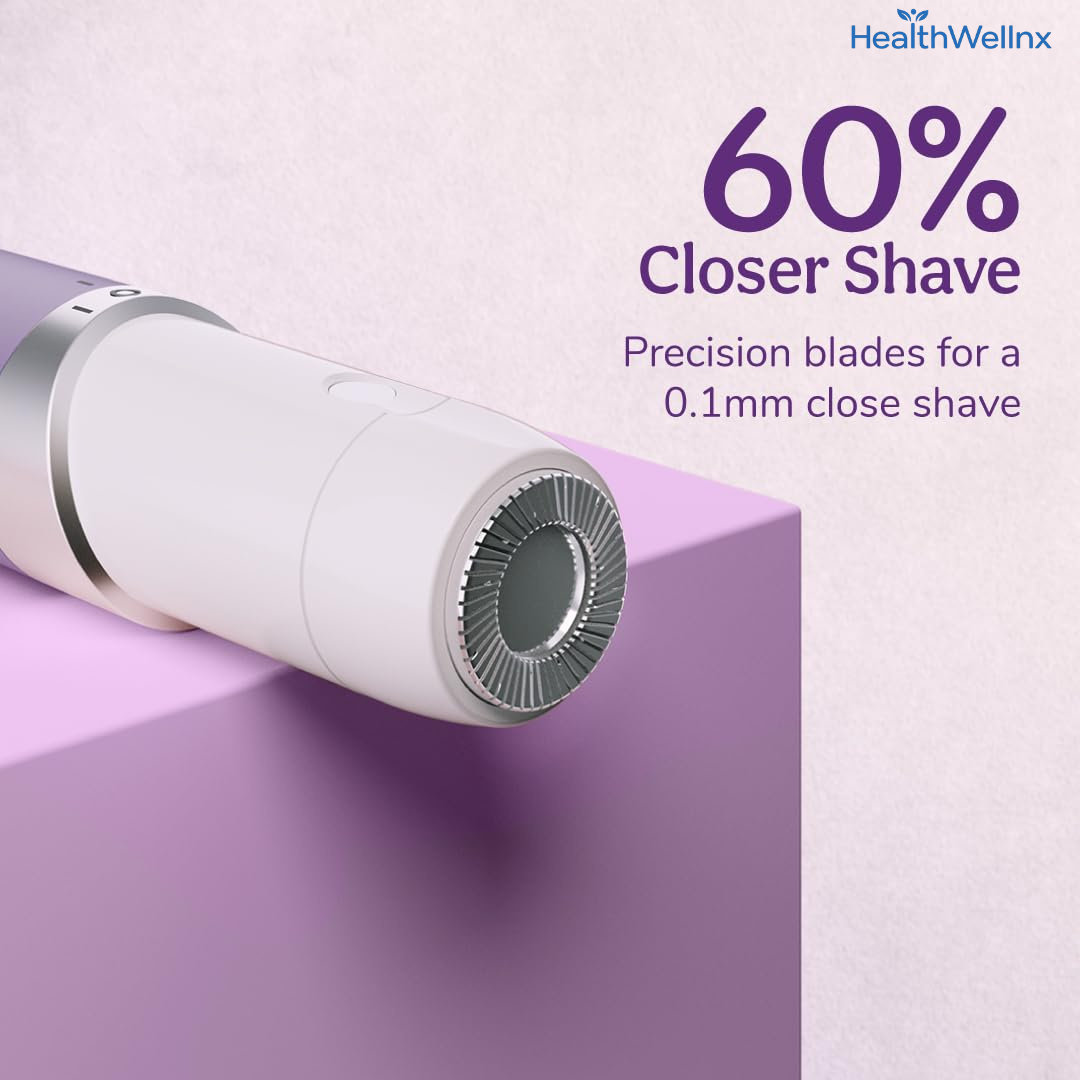 Silky Smooth Confidence — Healthwellnx Bloom Facial Hair Remover