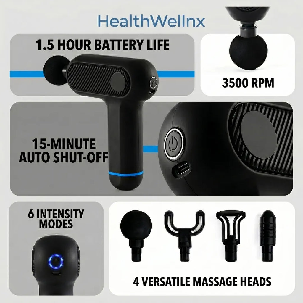 Healthwellnx Deep Tissue Massage Gun