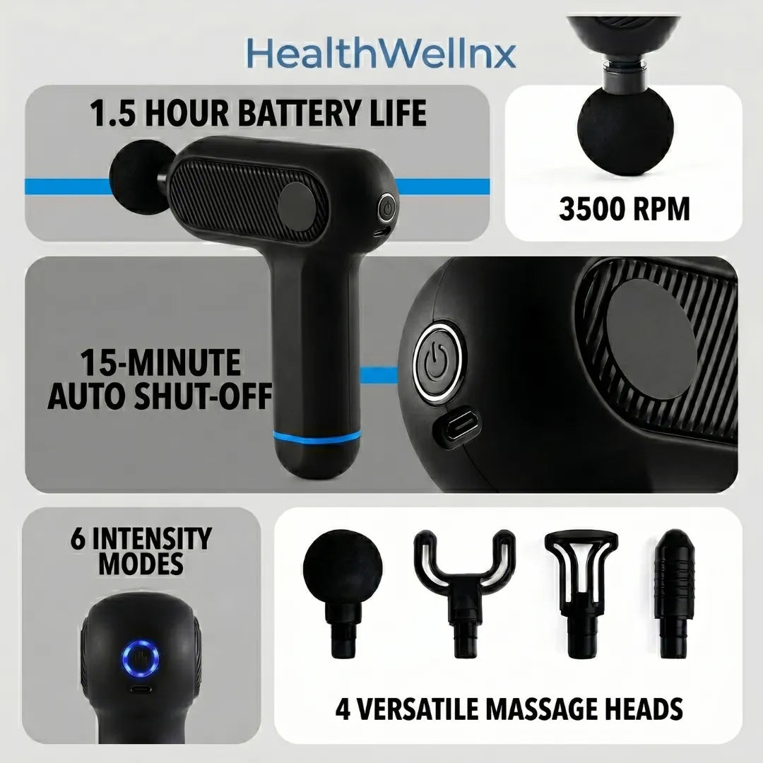 Healthwellnx Deep Tissue Massage Gun