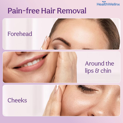 Silky Smooth Confidence — Healthwellnx Bloom Facial Hair Remover