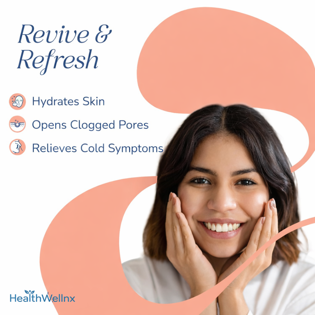 Glow & Breathe Easy — Healthwellnx Bloom 2-in-1 Face & Cold Steamer