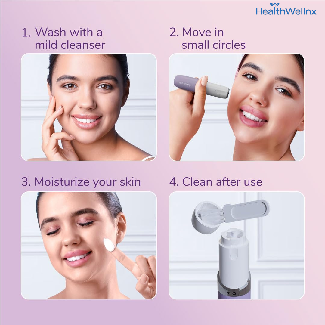 Silky Smooth Confidence — Healthwellnx Bloom Facial Hair Remover