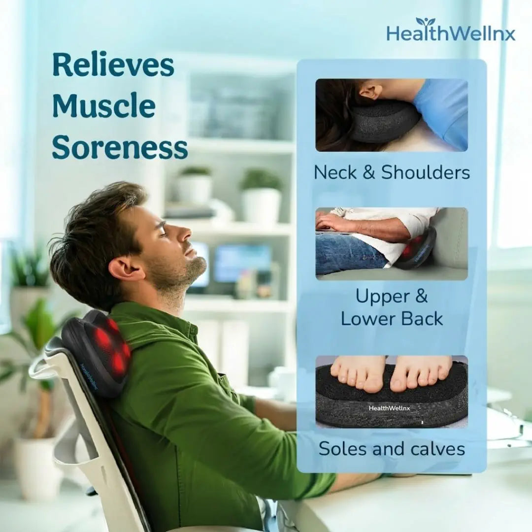Healthwellnx Shiatsu Back & Neck Massager