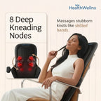 Healthwellnx Shiatsu Revive Back Massager Cushion With Heat