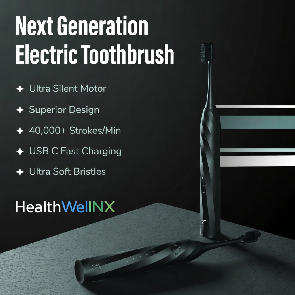 Brighter Smiles, Deeper Clean — Healthwellnx Spark Infinity Electric Toothbrush